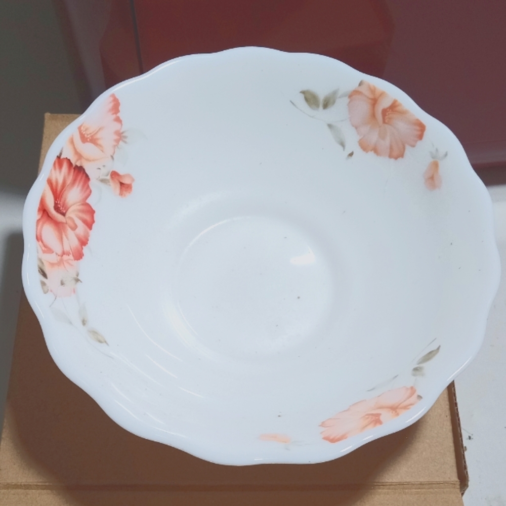 Pink and White Coffee & Tea Accessory Plate